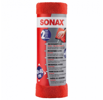 Sonax 416.241 Microfibre Cloth Exterieur 2 Pcs